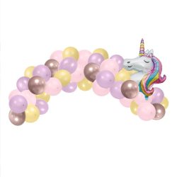Kit arche à ballons licorne