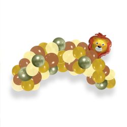Kit arche à ballons lion jungle