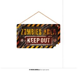 Pancarte bois Keep Out