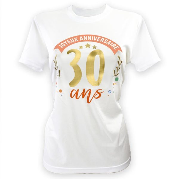 T-shirt femme dédicace âges