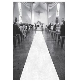 Tapis blanc 15m