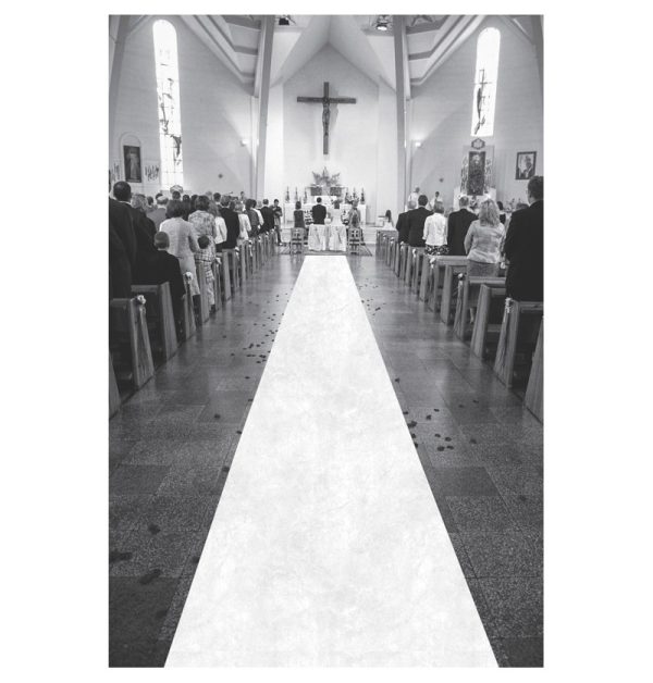 Tapis blanc 15m