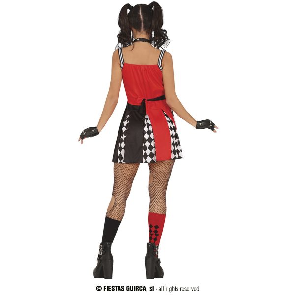 Déguisement harlequin cheerleader – Image 2
