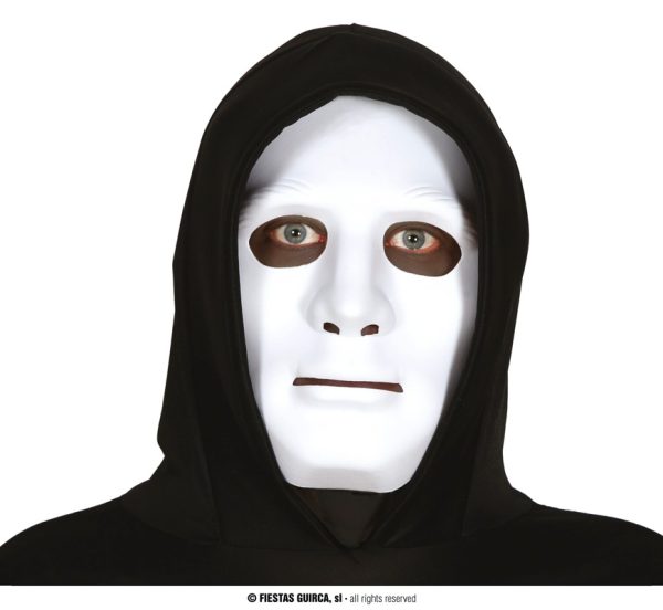 Masque adulte blanc – Image 2