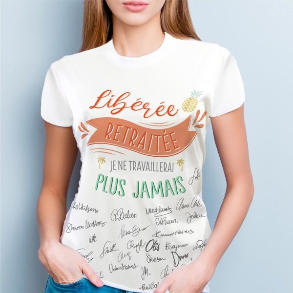 T-shirt dédicace retraitée – Image 2