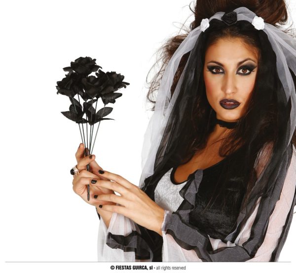 Bouquet roses noires