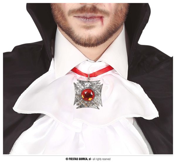 Collier médaillon rubis