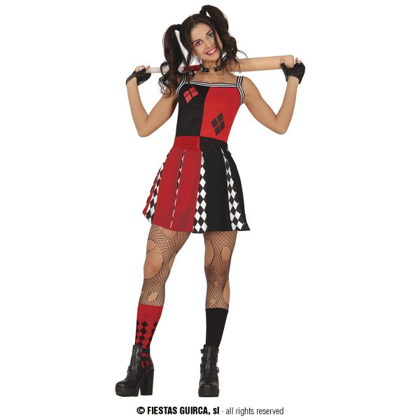 Déguisement harlequin cheerleader