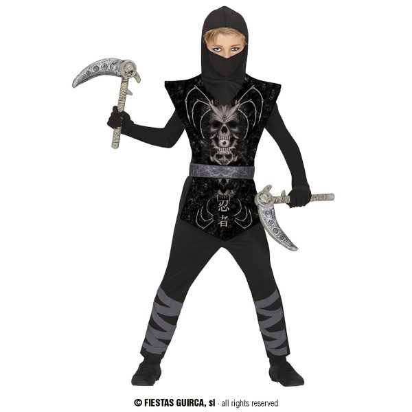 Déguisement ninja tête de mort