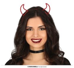 Serre tête diable pierre rouge