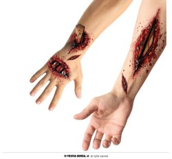 Tatouage blessures ouvertes