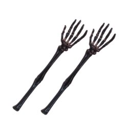 Couverts bras squelette noir