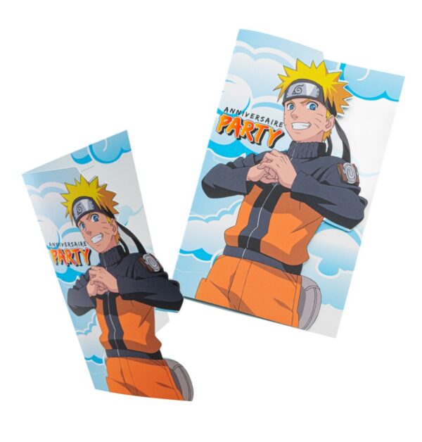 Cartes d'invitation Naruto