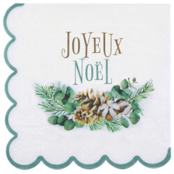 Serviettes coton vert