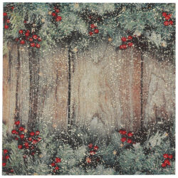Serviettes sapin baies naturel