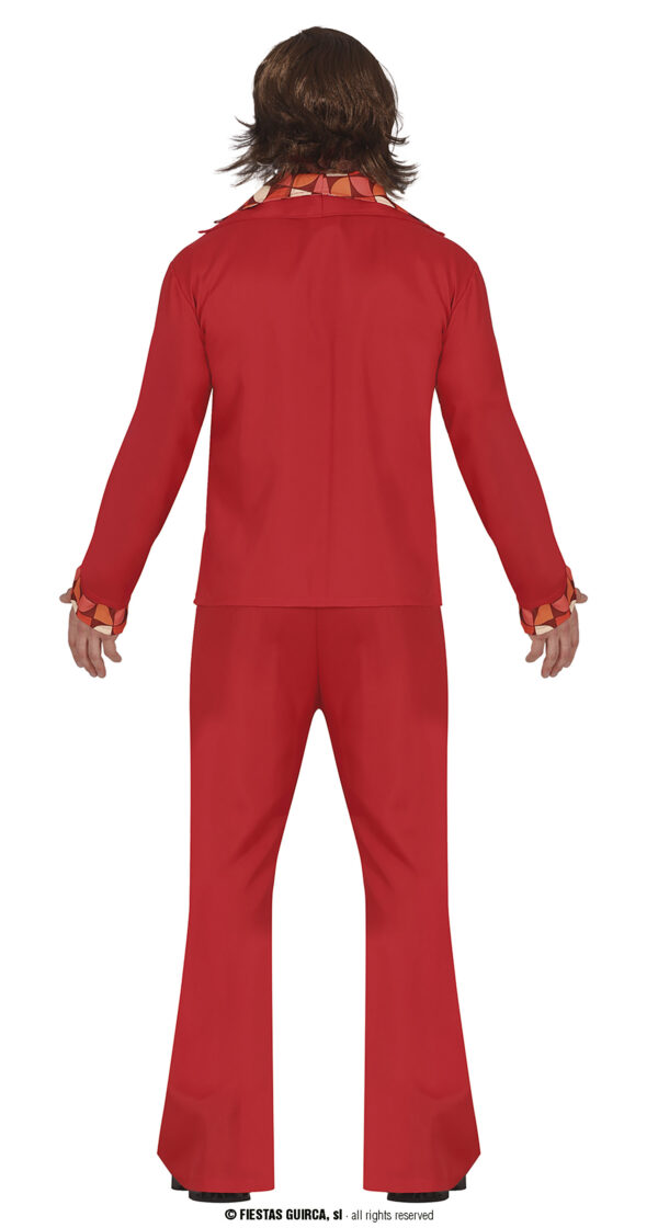 Déguisement disco rouge – Image 2