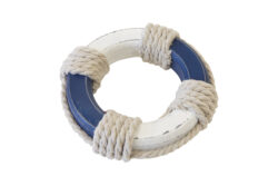 Bouée sauvetage bois marine