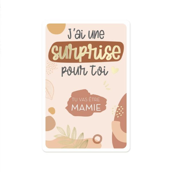 Carte annonce "Mamie"
