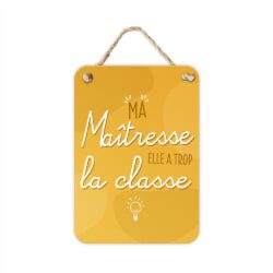 Plaque métal "Ma Maîtresse"