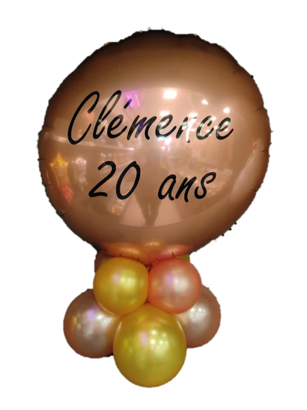 ballon prénom âge espace fête agen boé