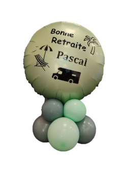 déco ballon table retraite espace fête agen boé