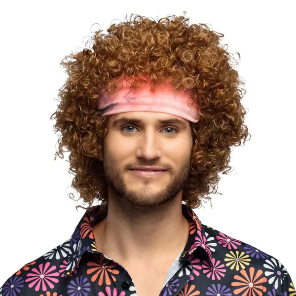 perruque hippie groove avec bandeau Espace Fête Agen Boé