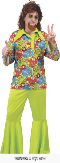 déguisement hippie fluo