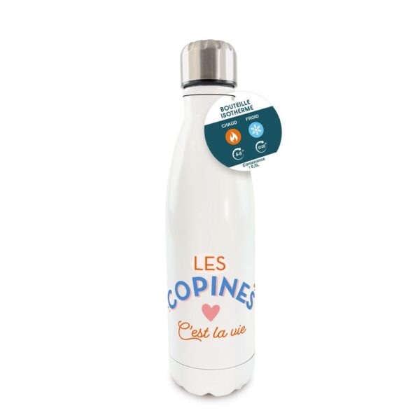 gourde isotherme les copines c'est la vie