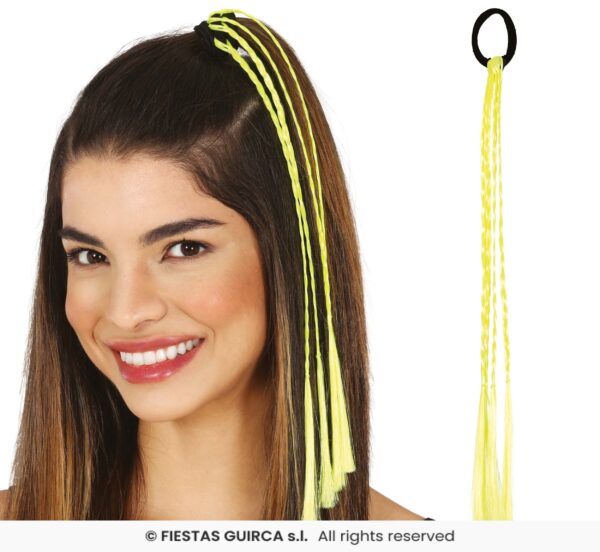 Tresses colorées 35cm – Image 2